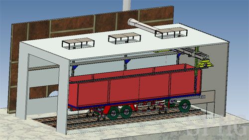 Automatic Paint-Spraying Booth Product